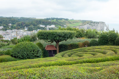 L’art topiaire dans le jardin d’Etretat